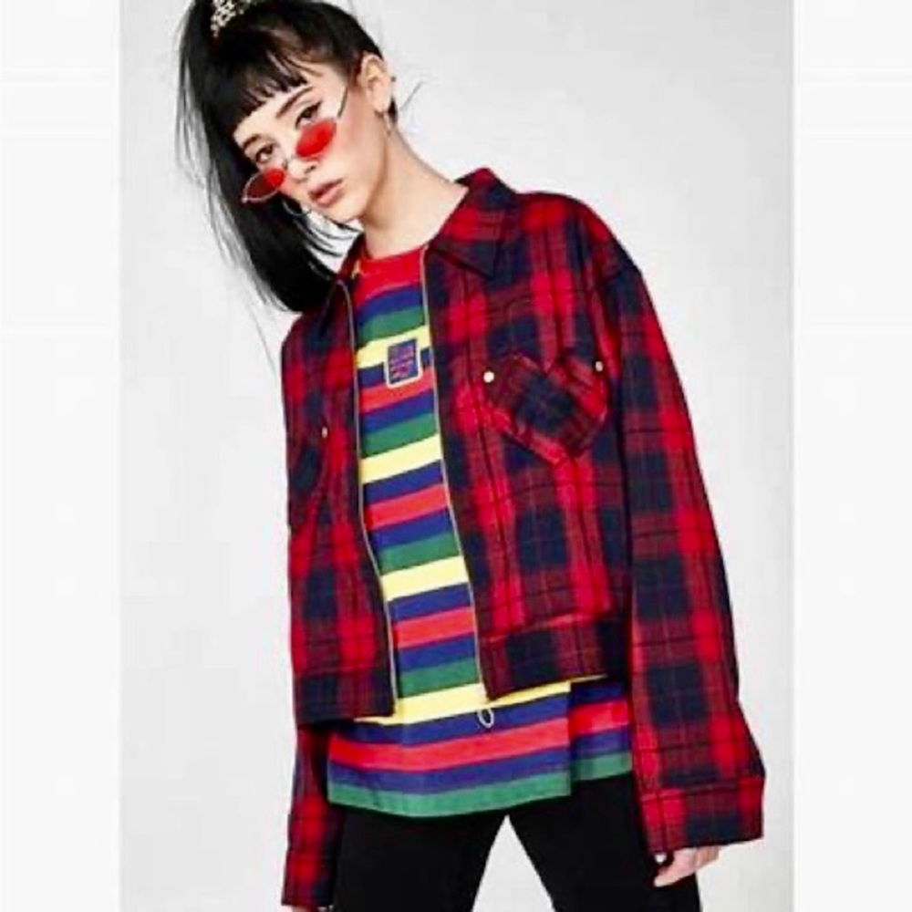 Lazy oaf plaid jacket